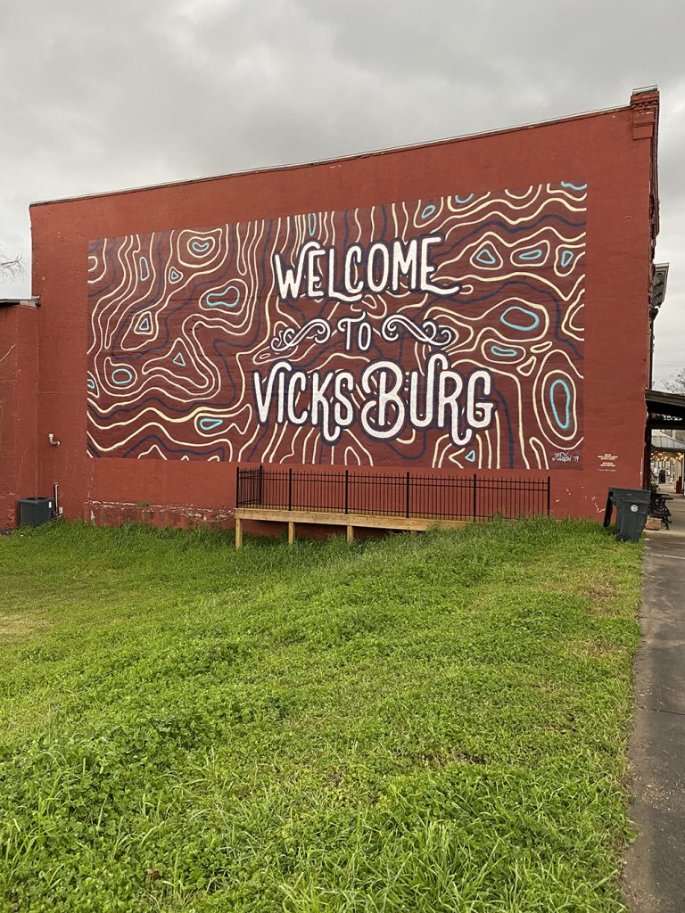 During Straub's free time in Vicksburg, she was able to visit downtown and see some of the local sights.
